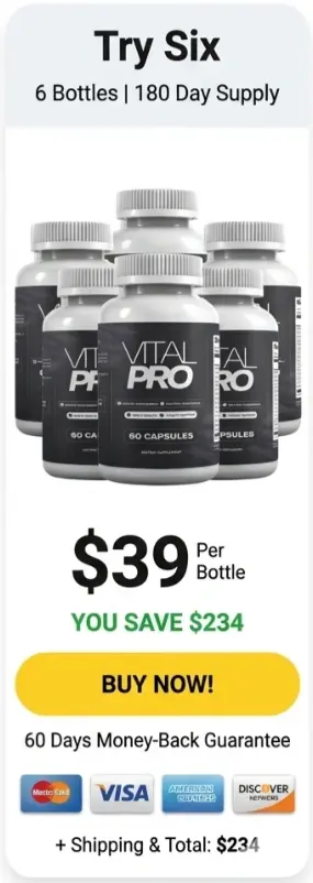 vitalpro 6 Bottle Price